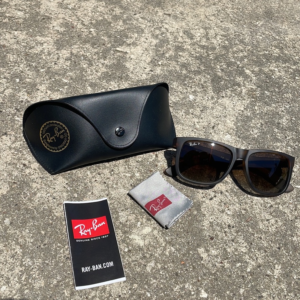 Ray-Ban Tortoise Polarized Men’s Sunglasses